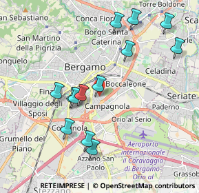 Mappa Via San Giovanni Bosco, 24128 Bergamo BG, Italia (1.99231)