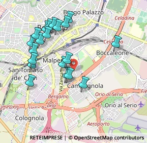 Mappa Via San Giovanni Bosco, 24128 Bergamo BG, Italia (0.9685)