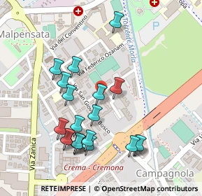 Mappa Via San Giovanni Bosco, 24128 Bergamo BG, Italia (0.245)