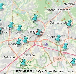 Mappa Via San Giovanni Bosco, 24128 Bergamo BG, Italia (6.28647)