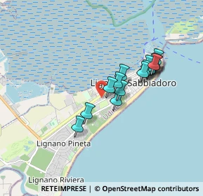 Mappa Via Adige, 33054 Lignano Sabbiadoro UD, Italia (1.43375)