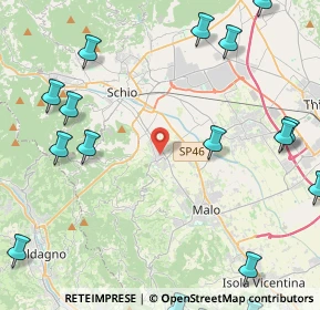 Mappa Via del Brolo, 36030 San Vito di Leguzzano VI, Italia (6.845)