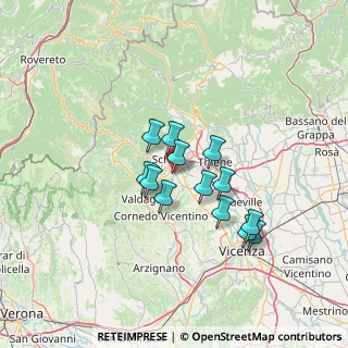 Mappa Via del Brolo, 36030 San Vito di Leguzzano VI, Italia (10.34462)