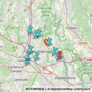 Mappa Via Don Rodolfo Miriani, 21050 Cairate VA, Italia (3.21)