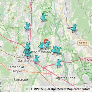 Mappa Via Don Rodolfo Miriani, 21050 Cairate VA, Italia (3.61077)