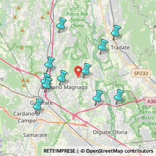 Mappa Via Don Rodolfo Miriani, 21050 Cairate VA, Italia (3.95364)
