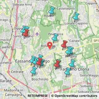 Mappa Via Don Rodolfo Miriani, 21050 Cairate VA, Italia (2.09158)