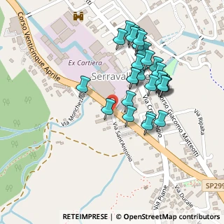 Mappa Via Sant'Antonio, 13037 Serravalle Sesia VC, Italia (0.21034)