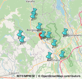 Mappa Via Sant'Antonio, 13037 Serravalle Sesia VC, Italia (6.57636)