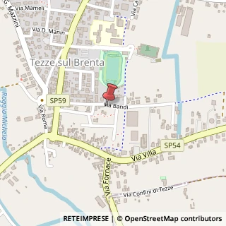 Mappa Via Bandi, 51, 36056 Tezze sul Brenta, Vicenza (Veneto)