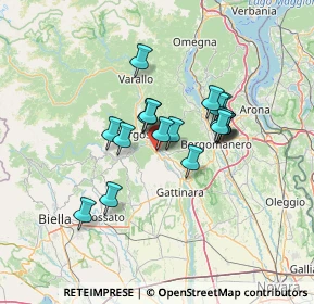 Mappa Via Croso Plinio, 13037 Serravalle Sesia VC, Italia (9.98895)