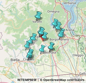 Mappa Via Croso Plinio, 13037 Serravalle Sesia VC, Italia (10.714)