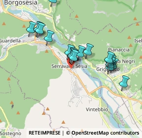 Mappa Via Croso Plinio, 13037 Serravalle Sesia VC, Italia (1.7)