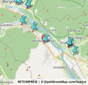 Mappa Via Croso Plinio, 13037 Serravalle Sesia VC, Italia (2.54091)