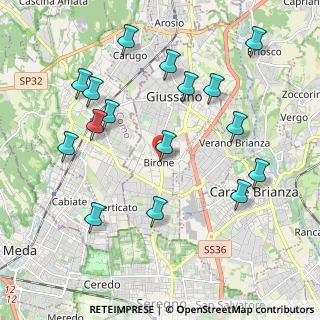 Mappa Via S. Filippo Neri, 20833 Giussano MB, Italia (2.2)