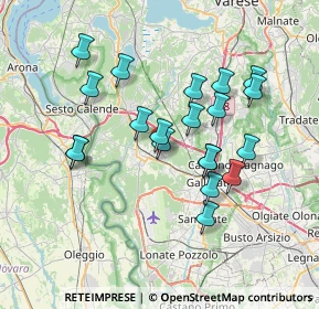Mappa Via Novara, 21010 Arsago Seprio VA, Italia (6.5655)