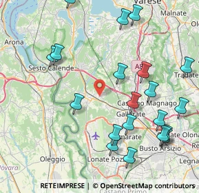 Mappa Via Novara, 21010 Arsago Seprio VA, Italia (9.626)