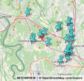 Mappa Via Novara, 21010 Arsago Seprio VA, Italia (4.0975)