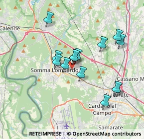 Mappa Via Novara, 21010 Arsago Seprio VA, Italia (3.11857)