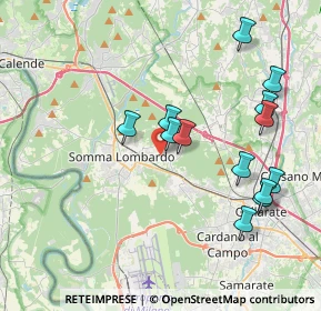 Mappa Via Novara, 21010 Arsago Seprio VA, Italia (3.99308)