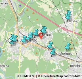 Mappa Via Novara, 21010 Arsago Seprio VA, Italia (1.85429)