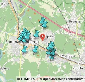 Mappa Via Novara, 21010 Arsago Seprio VA, Italia (1.568)