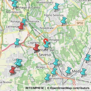 Mappa Via Liberta', 20823 Lentate sul Seveso MB, Italia (3.1385)