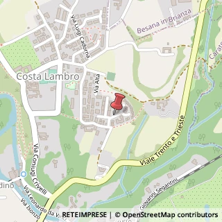 Mappa Via dei Pioppi, 24, 20841 Besana in Brianza, Monza e Brianza (Lombardia)