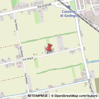 Mappa Via Vegre, 12, 31030 Castello di Godego, Treviso (Veneto)