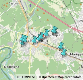 Mappa Via Alessandro Volta, 21019 Somma Lombardo VA, Italia (1.30636)