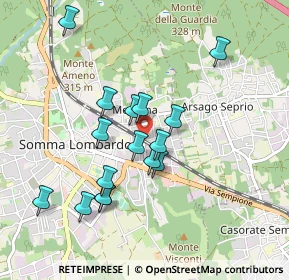 Mappa Via Alessandro Volta, 21019 Somma Lombardo VA, Italia (0.83438)