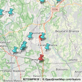 Mappa Via Cascina Caviana, 20843 Verano Brianza MB, Italia (5.435)