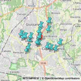 Mappa Via Cascina Caviana, 20843 Verano Brianza MB, Italia (1.40778)