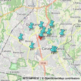 Mappa Via Cascina Caviana, 20843 Verano Brianza MB, Italia (1.42)