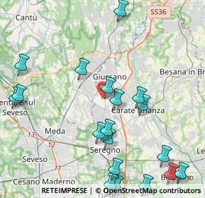 Mappa Via San Filippo Neri, 20833 Giussano MB, Italia (5.335)