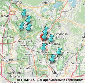 Mappa Via San Filippo Neri, 20833 Giussano MB, Italia (5.7225)
