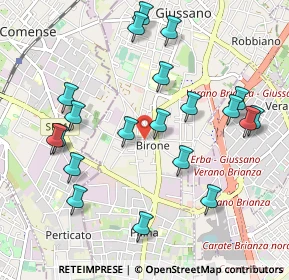 Mappa Via San Filippo Neri, 20833 Giussano MB, Italia (1.066)