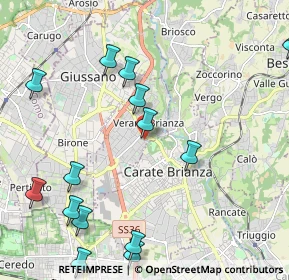 Mappa Via Fiume, 20050 Verano Brianza MB, Italia (2.73467)