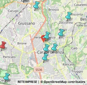 Mappa Via Fiume, 20050 Verano Brianza MB, Italia (2.57636)
