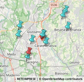 Mappa Via Fiume, 20843 Verano Brianza MB, Italia (3.49273)