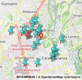 Mappa Via Fiume, 20843 Verano Brianza MB, Italia (0.8215)