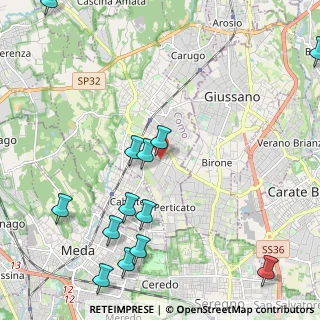 Mappa Via Puecher, 22066 Mariano Comense CO, Italia (2.75154)