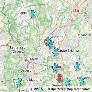 Mappa Via Puecher, 22066 Mariano Comense CO, Italia (5.99)