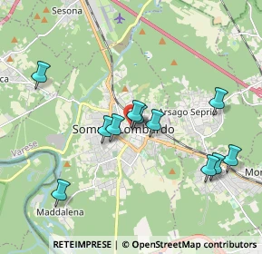 Mappa Via Garibaldi Giuseppe, 21019 Somma Lombardo VA, Italia (1.82727)