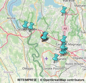 Mappa Via B. Zancarini, 21019 Somma Lombardo VA, Italia (6.06818)