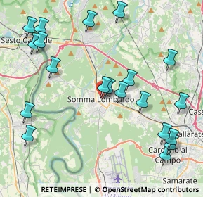 Mappa Via B. Zancarini, 21019 Somma Lombardo VA, Italia (4.901)