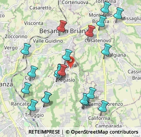 Mappa Via Camillo Benso Cavour, 20842 Besana In Brianza MB, Italia (2.23)