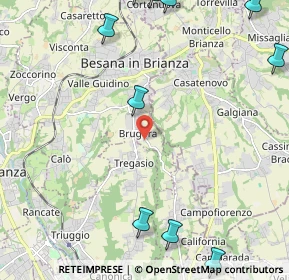 Mappa Via Camillo Benso Cavour, 20842 Besana In Brianza MB, Italia (3.28727)