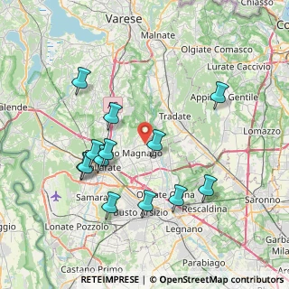 Mappa Via Morazzone, 21050 Cairate VA, Italia (7.65538)