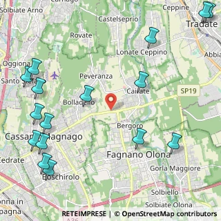 Mappa Via Morazzone, 21050 Cairate VA, Italia (3.07063)